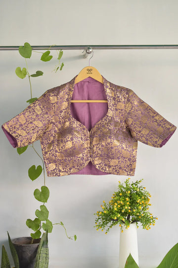 Rajwadi Choli-Mauve Blouse - MESCHE
