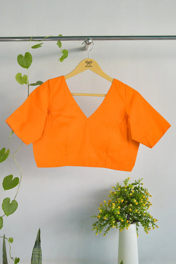 Orange Oasis Blouse - MESCHE