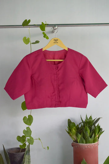 Basic Pink Rani Blouse - MESCHE