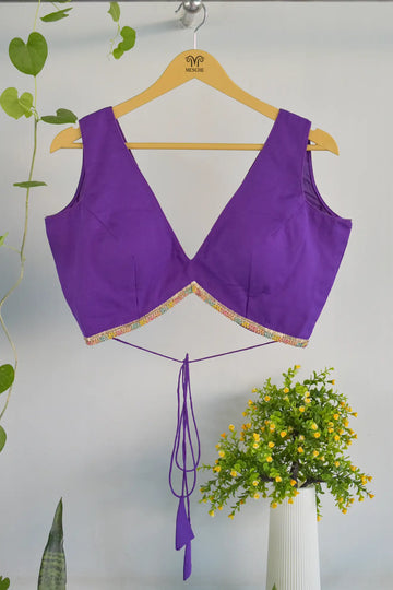 Purple Pari Blouse - MESCHE