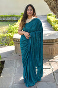 Neelam- Georgette Lucknowi chikankari embroidery Saree - MESCHE