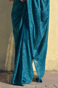 Neelam- Georgette Lucknowi chikankari embroidery Saree - MESCHE