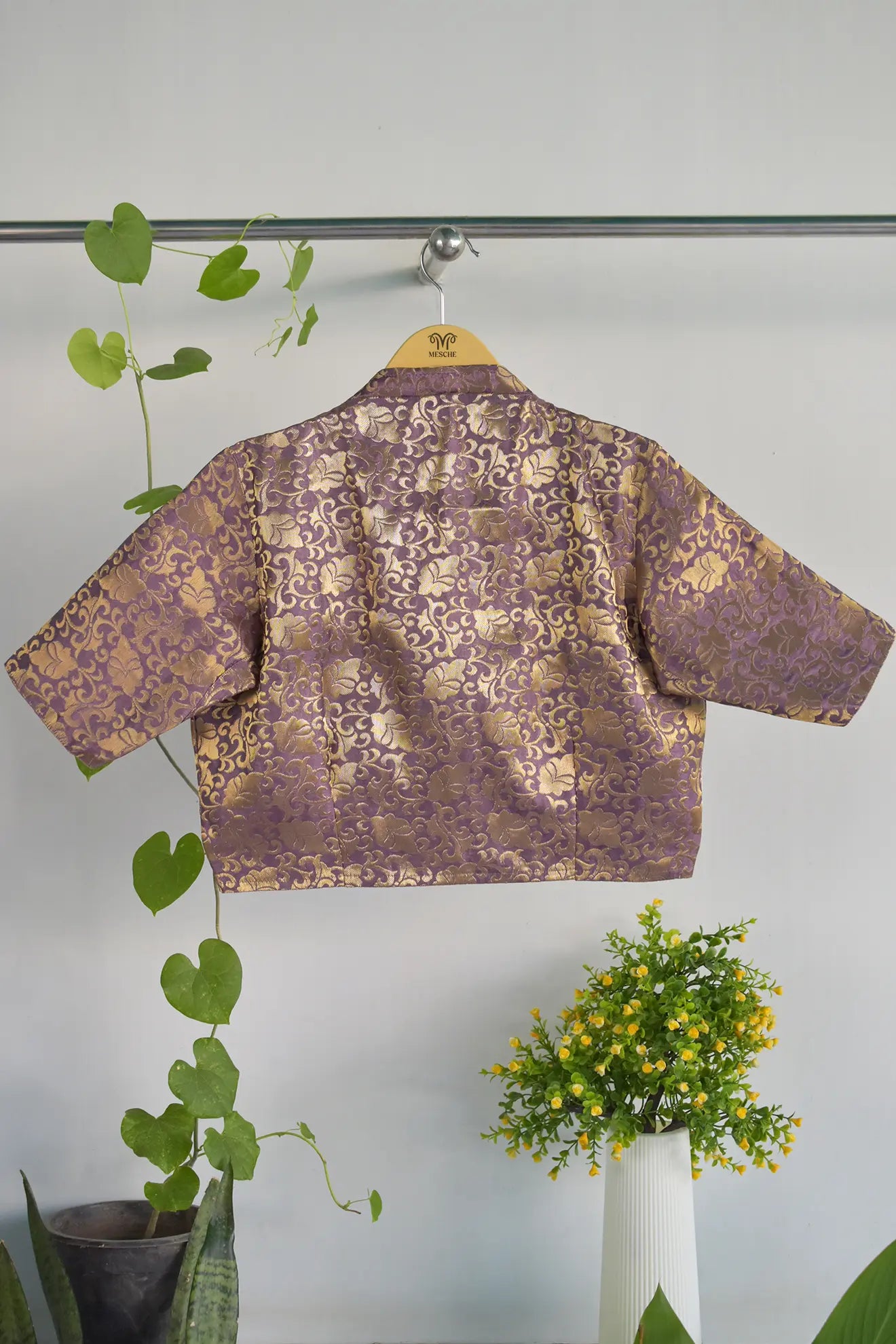 Rajwadi Choli-Mauve Blouse - MESCHE