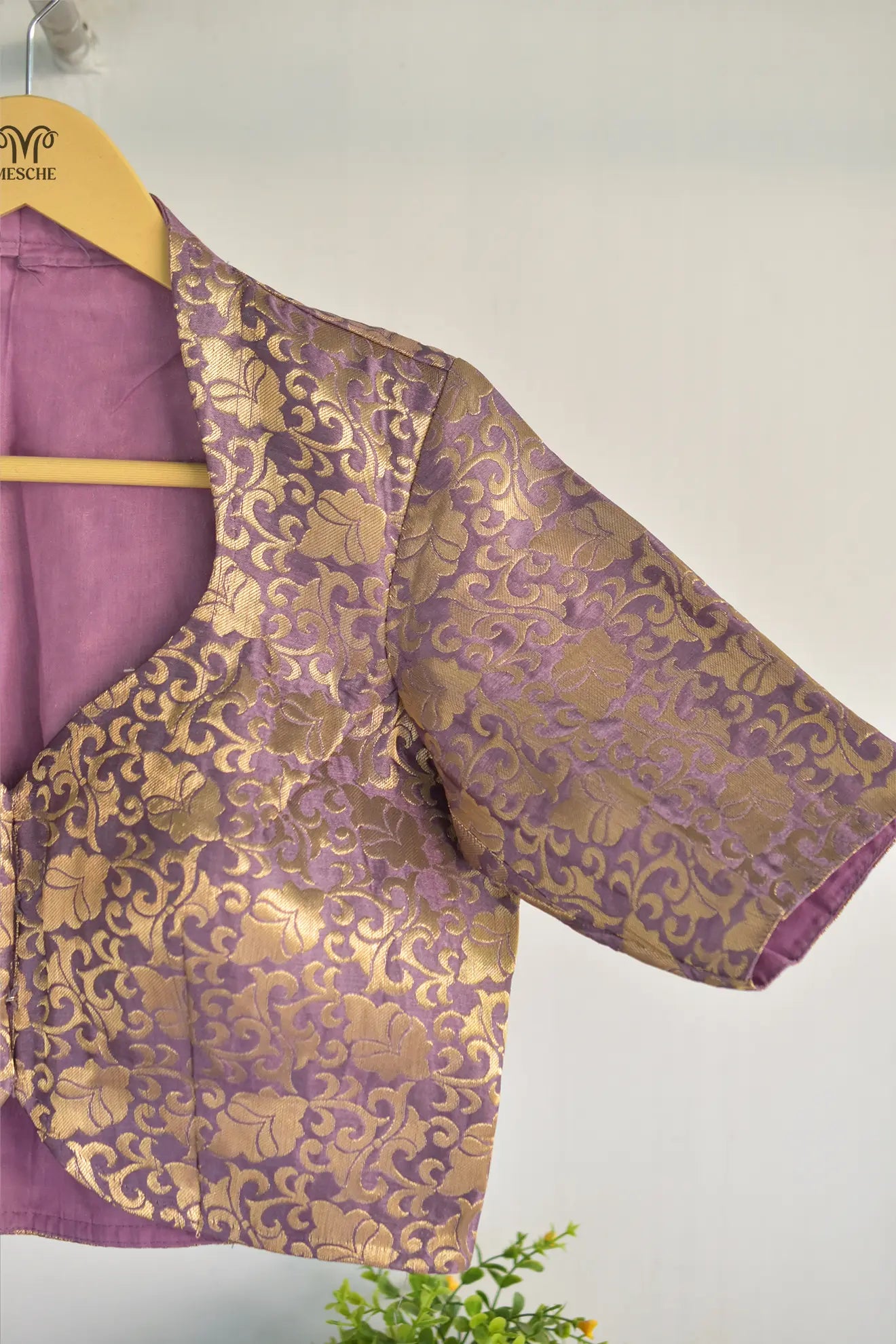 Rajwadi Choli-Mauve Blouse - MESCHE