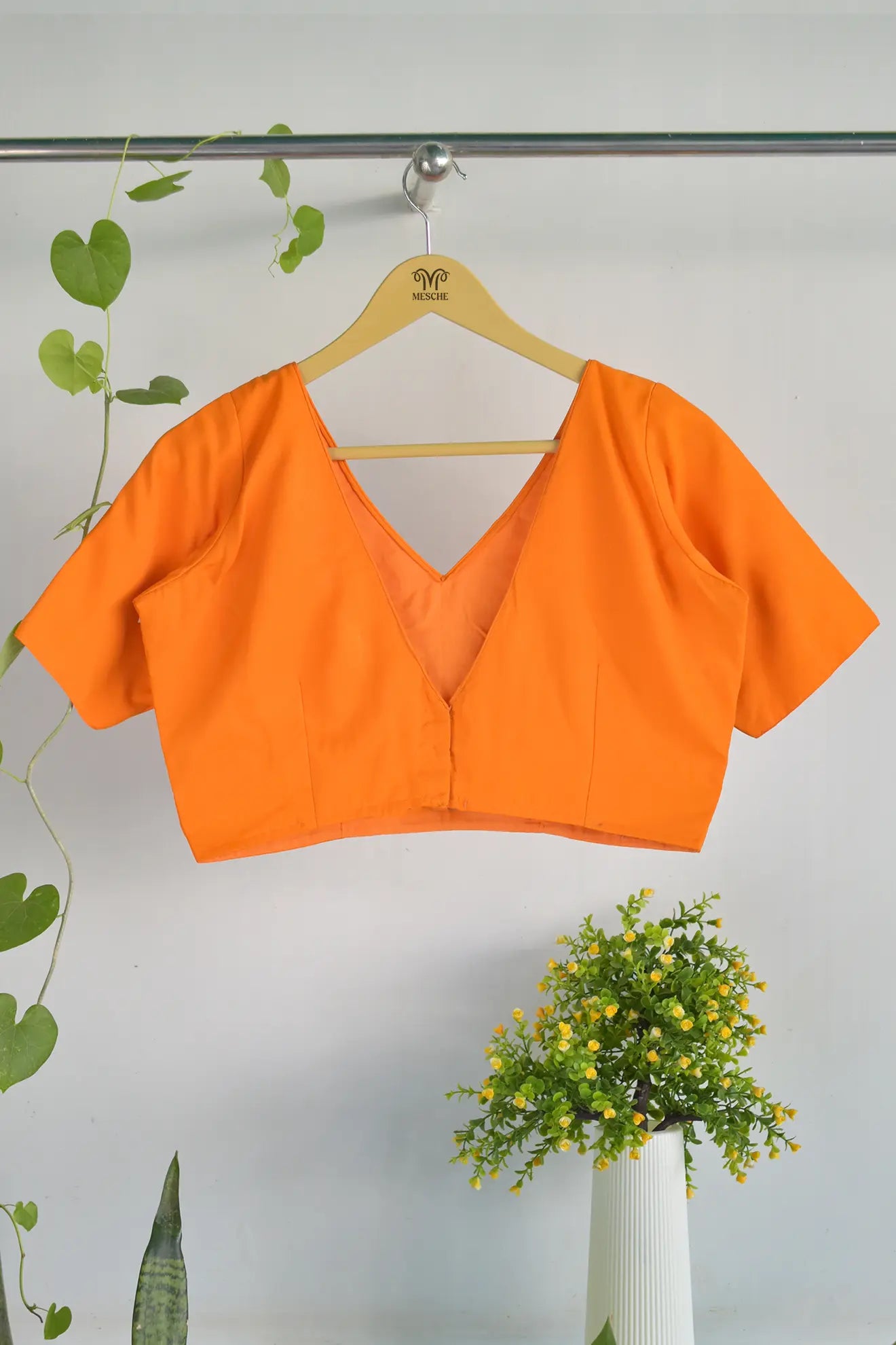 Orange Oasis Blouse - MESCHE